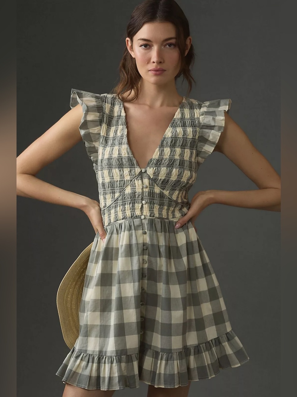 Anthropologie The Peregrine Mini Dress size M